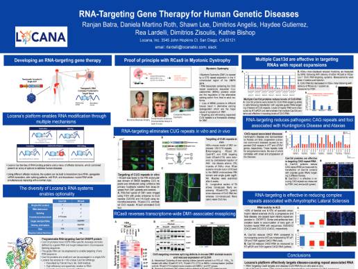 Poster: RNA-targeting Gene Therapy for Human Genetic Diseases